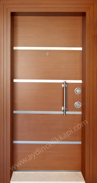Çelik kapı 25. Paslanmaz model çelik kapı